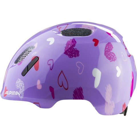 Kask rowerowy ALPINA XIMO 2 PURPLE HEARTS GLOSS 49-54