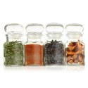 Pojemnik Szklany na Przyprawy 150 ml ORION Kwadratowy Szczelny 12 x 5,5 cm
