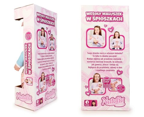 Lalka natalia - bobas funkcyjny 45 cm