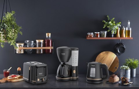 Czajnik elektryczny Tefal Includeo KI5338 1L 2400W Czarny