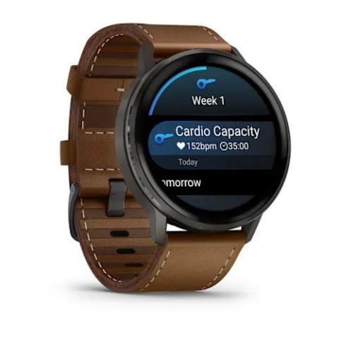 Zegarek Garmin Venu 4, 45mm AMOLED Brown