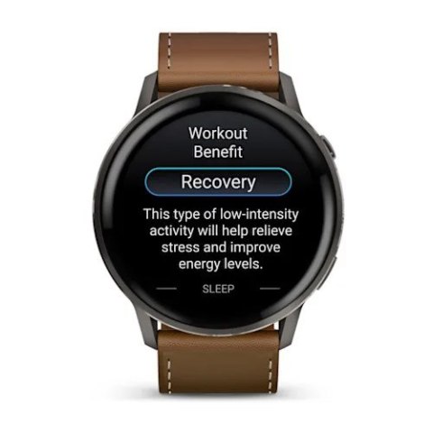 Zegarek Garmin Venu 4, 45mm AMOLED Brown