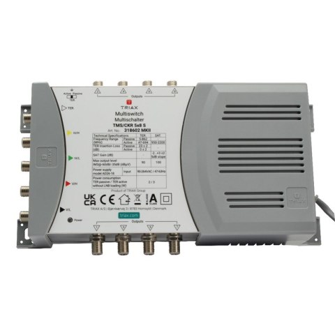 Multiswitch TMS-5/8S 5 wejść / 8 wyjść Triax
