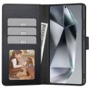 Etui futerał zamykany z podstawką na Samsung Galaxy S26 Ultra Wallet - czarny