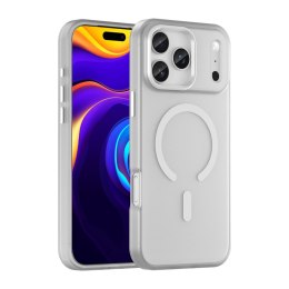 Etui case na iPhone 17 Pro Max Magnetic Abrasive MagSafe - matowe białe