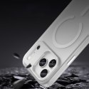 Etui case na iPhone 17 Pro Max Magnetic Abrasive MagSafe - matowe białe