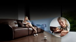 EnaBot - EBO AIR 2 Plus - domowy robot towarzyszący z funkcją monitoringu i rozmów video (szary)