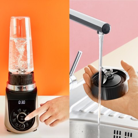 Tefal Blend Up BL190AF0 blender 0,85 l Blender stołowy 1000 W Beżowy, Czarny, Przezroczysty