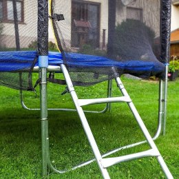 Trampolina ogrodowa 490 cm 16FT siatka drabinka 160 kg stabilna UV