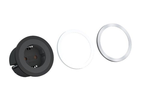 Bachmann 926.001 gniazdko elektryczne Typu F Czarny