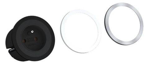 Bachmann 926.001 gniazdko elektryczne Typu F Czarny