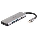 D-Link DUB-M530 stacja dokująca Przewodowa USB 3.2 Gen 1 (3.1 Gen 1) Type-C Aluminium, Czarny
