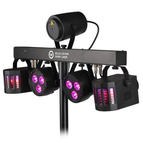 Multiefekt LIGHT4ME BELKA LED PAR DERBY LASER