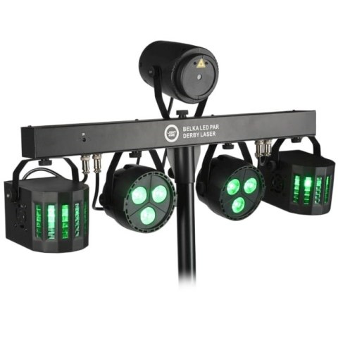 Multiefekt LIGHT4ME BELKA LED PAR DERBY LASER