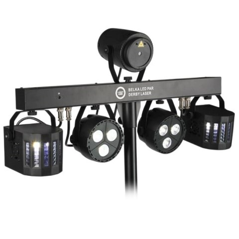 Multiefekt LIGHT4ME BELKA LED PAR DERBY LASER
