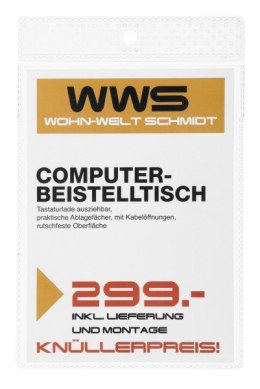 Durable 229719 plastikowa koszulka na dokumenty 105 x 148 mm (A6) 100 szt.