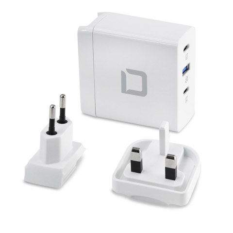 DICOTA D31983 ładowarka do urządzeń przenośnych Laptop Biały Prąd przemienny Szybkie ładowanie Wewnętrzna