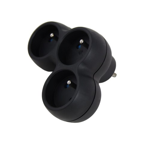 ELK313K Esperanza rozgałęźnik elektryczny 3 gn. czarny