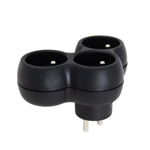 ELK313K Esperanza rozgałęźnik elektryczny 3 gn. czarny