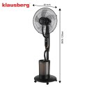Wentylator mgiełkowy z nawilżaczem, led, z pilotem, klausberg, kb-9043