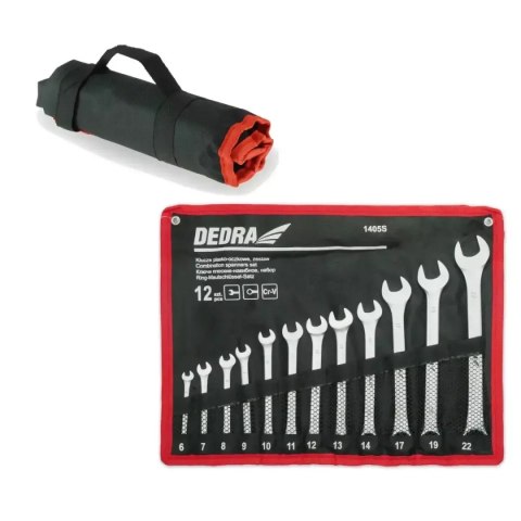 12 szt.crv płas-oczk.6-14,17,19,22mm,pokrowiec