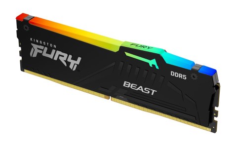 Kingston Technology FURY Beast RGB moduł pamięci 16 GB 1 x 16 GB DDR5 5600 MT/s 288-pin DIMM