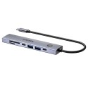 UNITEK HUB USB-C 7W1 PD 100W HDMI 2.0 Z ON/OFF