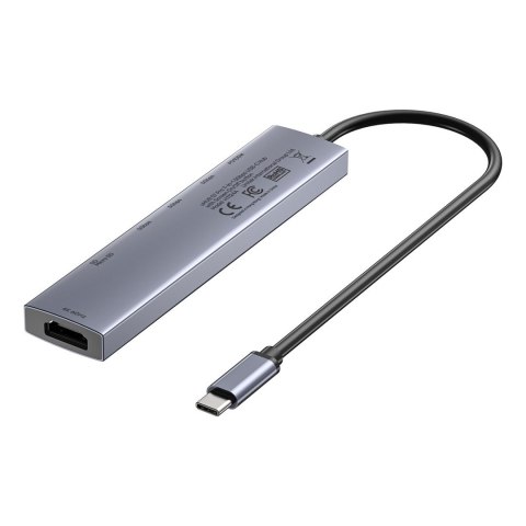 UNITEK HUB USB-C 7W1 PD 100W HDMI 2.0 Z ON/OFF