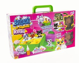 Figurki brudaski w kąpieli kotki zestaw jacuzzi