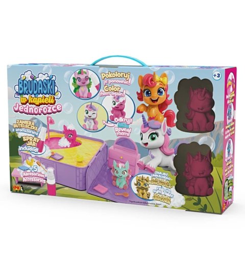 Zestaw brudaski w kąpieli jednorożce zestaw jacuzzi