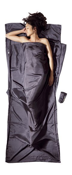 Prześcieradła podróżne Cocoon Insect Shield, 218 x 90 cm, 100% jedwab nosorożec