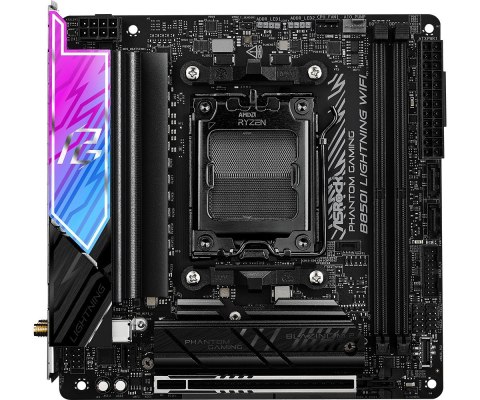 Asrock Phantom Gaming B850I Lightning WiFi AMD B850 Gniazdo AM5 mini ITX