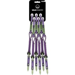 Wild Country 40-0000002003-5823-1 karabińczyk do wspinaczki Zapięcie z blokadą Zielony, Fioletowy 6 szt.