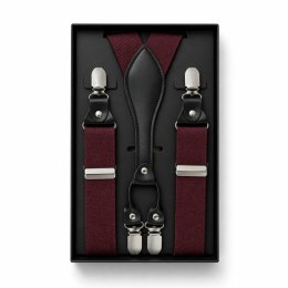 BQ100 Szelki do spodni 3,5cm bordowe