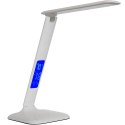 Lampka led biurkowa 5 trybów światła ładowarka ekran lcd budzik zegar temp