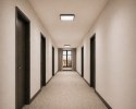 Plafon led Wilton 24W 4000K czarny 330*80 czujnik