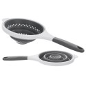 Cedzak Sitko z Uchwytem Kuchenne Silikonowe Składane Solidne ORION 25,5 cm