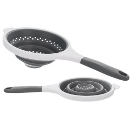 Cedzak Sitko z Uchwytem Kuchenne Silikonowe Składane Solidne ORION 25,5 cm