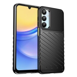 Etui silikonowe pancerny pokrowiec na Samsung Galaxy A26 Thunder Case - czarny