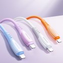 Kabel przewód USB-C - iPhone Lightning Vibrant Series 30W 1.2m - fioletowy