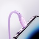 Kabel przewód USB-C - iPhone Lightning Vibrant Series 30W 1.2m - fioletowy