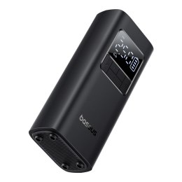 Kompresor akumulatorowy pompka do kół z wyświetlaczem 50W 4000mAh - czarny