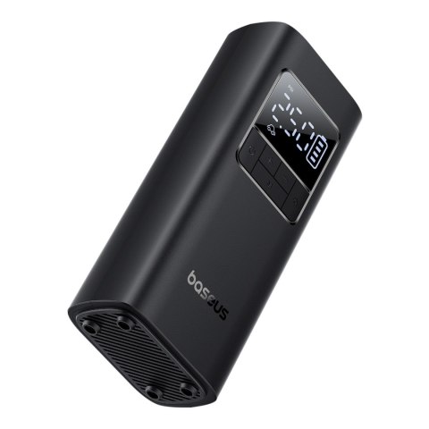 Kompresor akumulatorowy pompka do kół z wyświetlaczem 50W 4000mAh - czarny