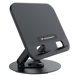 Podstawka stojak obrotowy pod laptopa tablet - czarny