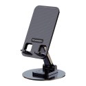 Podstawka stojak stabilny pod telefon tablet - czarny