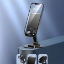 Podstawka stojak stabilny pod telefon tablet - czarny