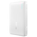 Powerbank 10000mAh 22.5W EnerFill FP21 USB-A USB-C z kablem USB-C - biały
