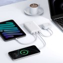 Powerbank 10000mAh 22.5W EnerFill FP21 USB-A USB-C z kablem USB-C - biały