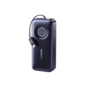Powerbank 20000mAh 67W ze zwijanym kablem USB-C - czarny