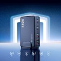 Stacja ładująca biurkowa 3x USB-A 5x USB-C GaN QC3 440W - czarna